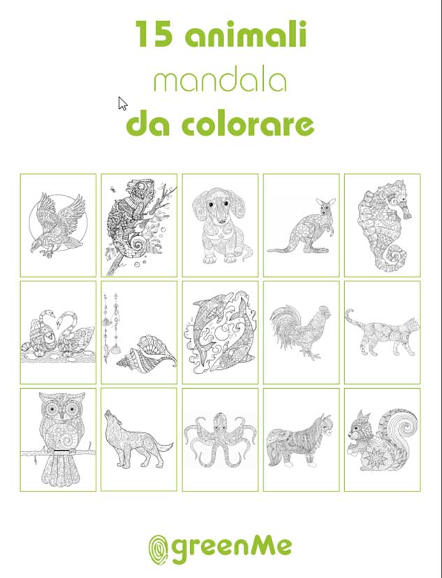 Libri da colorare di animali per bambini gratis - Fare Disegnare Giocare