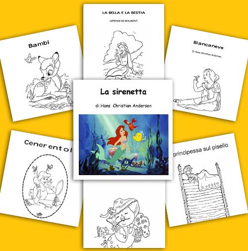 7 Favole per bambini classiche da colorare gratis - Fare Disegnare
